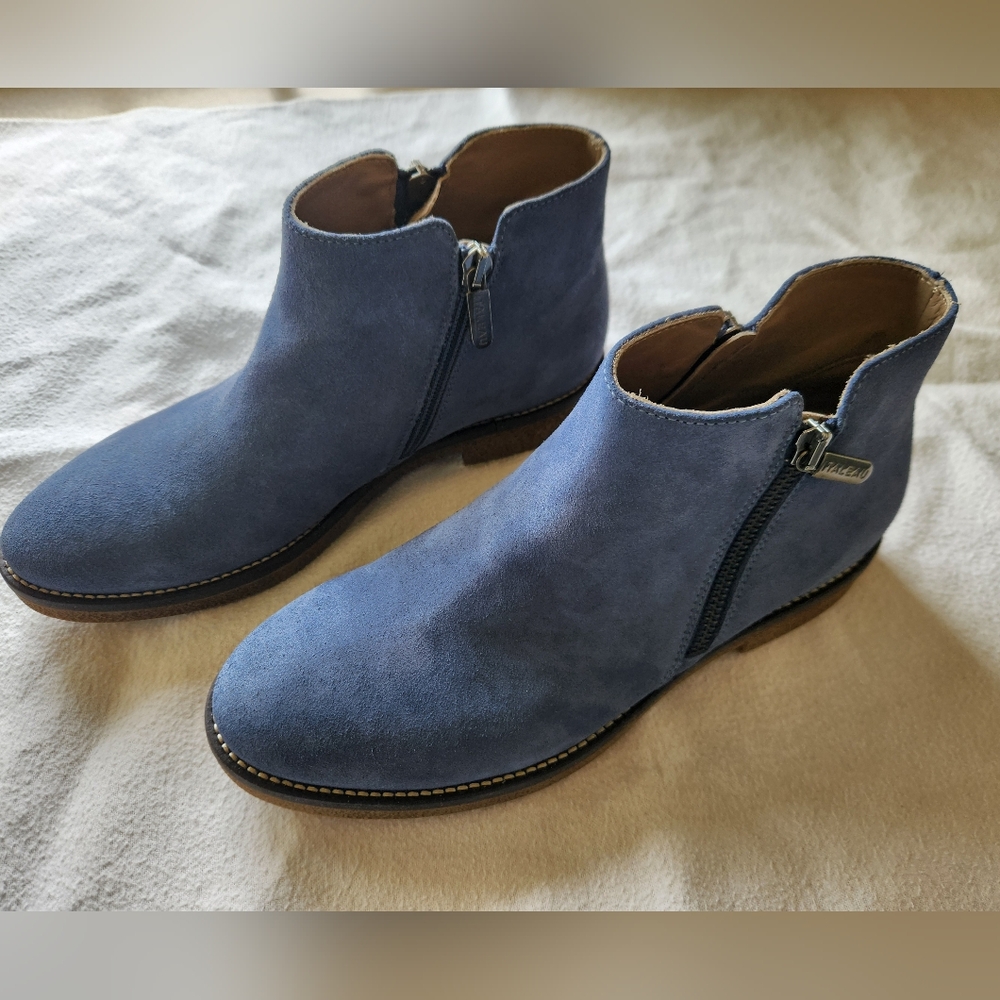 Mare Blue Italeau Handmade in Italy "Foliana" Waterproof Booties size 39 1/2.